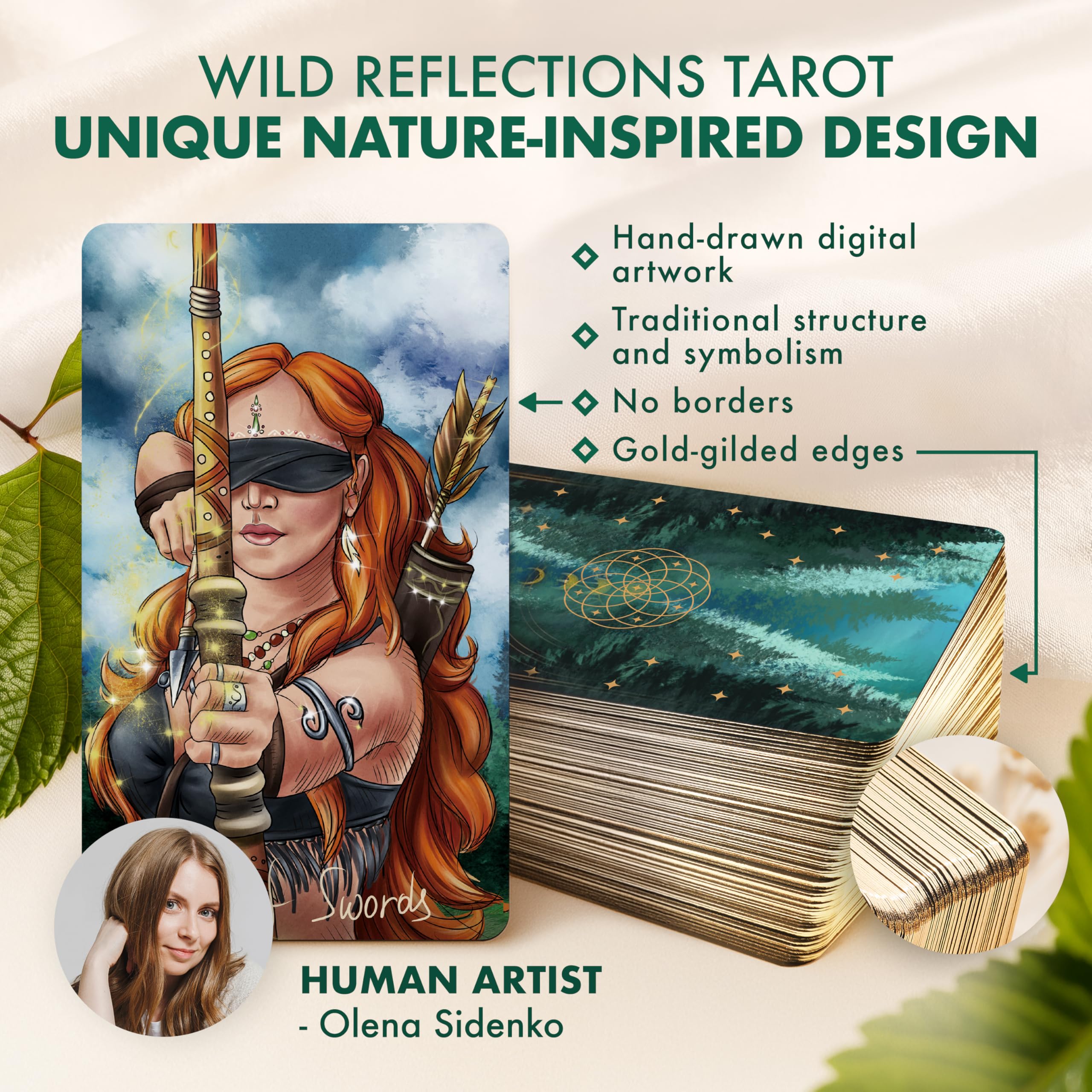 Amazon.co.jp: Wyspell 初心者向けタロットカード - Wild Reflections